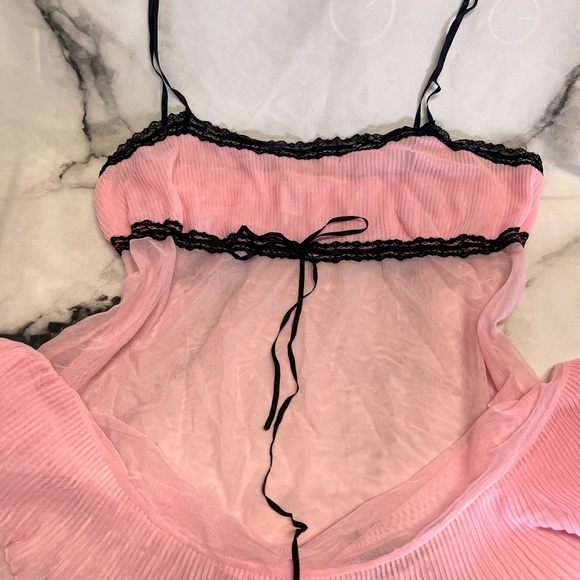 Lai Designs Teddy Lingerie Punk and Black Lace Ribbons - Picture 3 of 6